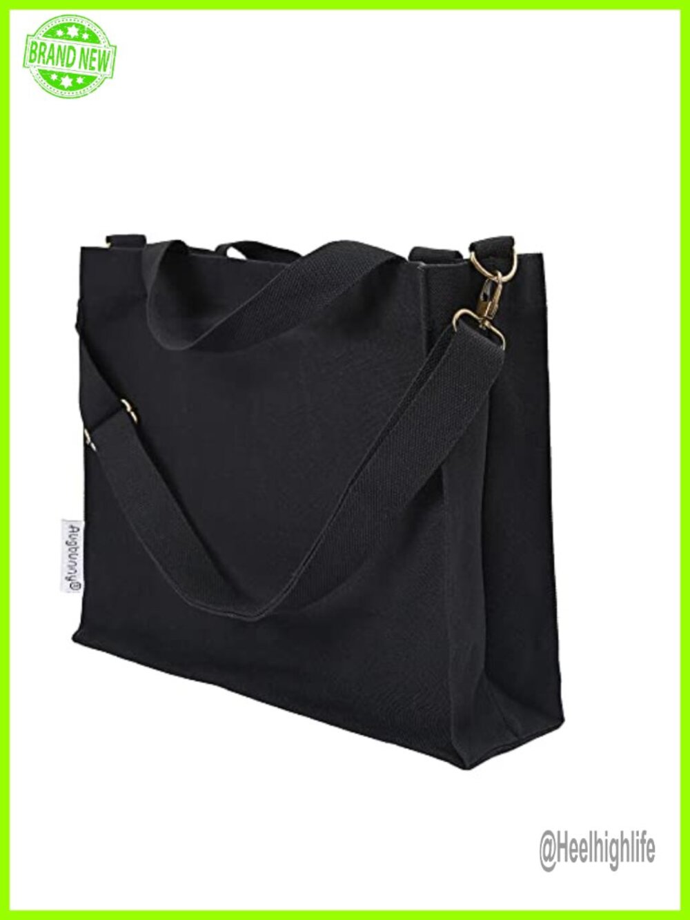 Heavy Duty Canvas Extra Large Crossbody Bag Shopping Tote Beach Bag